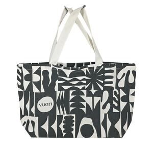 VUORI CODY HUDSON ABSTRACT PRINT TOTE BAG  – 22" × 19" × 4" – RECYCLED MATERIALS